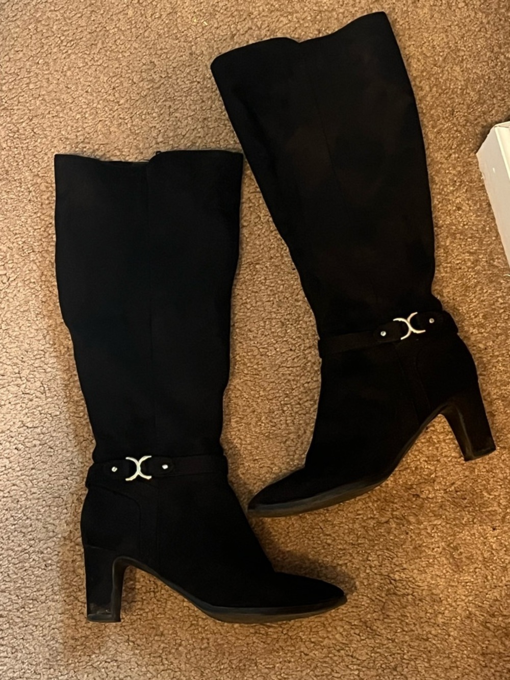 Black Women's Heeled Boots